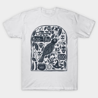 Tombstone Halloween Doodle T-Shirt